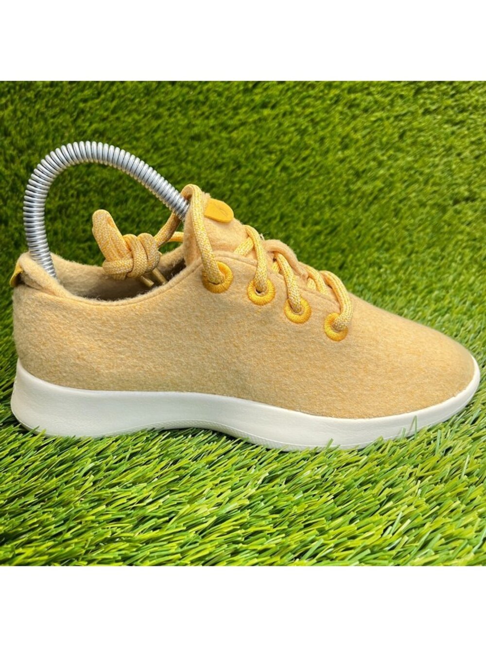 Allbirds Wool Runners Womens Size 6 Turk Yellow Casual Walking Shoes Sneakers